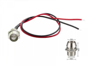 LED inbouw spot GEEL 12 volt - 24 volt - interieur verlichting - Truckstyling artikel - EAN: 6090546855893