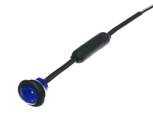 LED inbouwlamp 28mm BLAUW - LED lamp geschikt voor 12 en 24 volt gebruik - EAN: 9335962031535