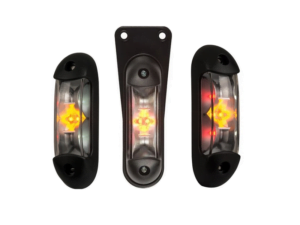 LD2167 side lamp for 12 and 24 volt use - to be mounted on a trailer, truck, camper, tractor and more - EAN: 5901958821677