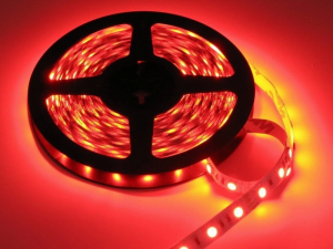 12 Volt LED strip rood 2.5 met silicone laag IP65 - 3528 LED's voor auto, aanhanger en meer - EAN: 6090435014059