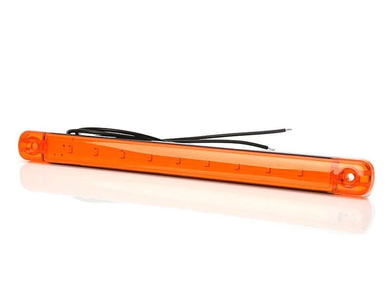 LED Seitenmarkierungsleuchte WAS großes Modell- extra Blinklicht PKW, LKW, Anhänger, Anhänger, Wohnmobil oder Wohnwagen für 12 Volt und 24 Volt EAN: 5901323111709