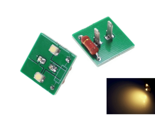 MTRS type 5 top lamp WARM WHITE - lamp for Volvo truck with integrated spotlight in the roof lamp holes - set of two - Matronics number 240770-WW - EAN: