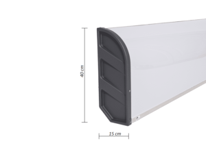 Afmetingen LED lichtbak Nedking - ADL839359 - EAN: 7323030183318