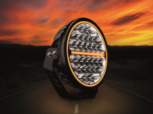 LED verstraler met stadslicht