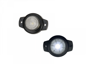 Horpol LED Begrenzungsleuchte weiß - Aufbaumontage - geeignet für 12 & 24 Volt - PKW, Anhänger, LKW, Traktor und mehr - EAN: 5903116343588