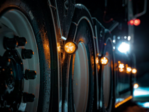 LKW mit WAŚ LED-Einheit orange - passend für dänische Standlicht - Strands Viking-Modell - EAN: 5901323106637