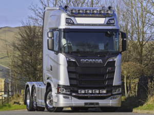 LED light plate on Scania Next Gen with Kelsa bracket