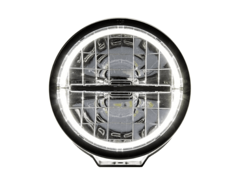 WAŚ W116 Full LED Fernscheinwerfer mit LED Standlicht RING für 12 & 24 Volt Betrieb - EAN: 5901323125232