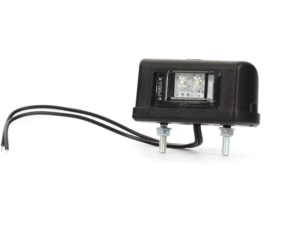 WAŚ W52 LED Kennzeichenleuchte - Kennzeichenbeleuchtung für 12 & 24 Volt - geeignet für PKW, Anhänger, Traktor, Wohnmobil, Wohnwagen, LKW und mehr - EAN: 5907465122375