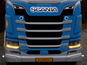 MTRS Scania Next Gen LED daytime running light ORANGE - suitable for Scania truck with LED package - Matronics number 240840 - EAN: 7448155842831