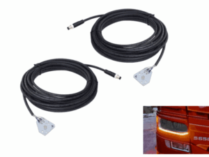 Scania LED Tagfahrlicht mit orange/weiß und Stroboskopfunktion - speziell für Scania Next Gen 2016+ - EAN: 6090557024066