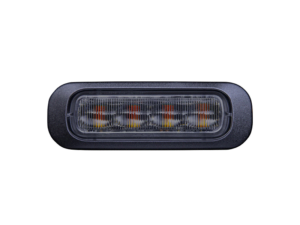 Strands Dark Knight 4 LED Blitz mit Dunkel-/Rauchglas – LED Blitz mit ECE R65 Gütezeichen geeignet für 12 und 24 Volt Einsatz – EAN: 7350133813514