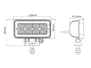 Dimensions drawing of the ADL12274 - EAN: 8720364580278