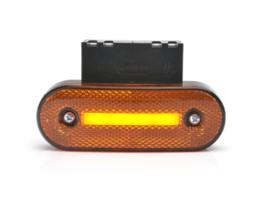 Markierungsleuchte WAŚ W174 ORANGE – Konturbeleuchtung für 12- und 24-Volt-Einsatz – LED-Lampe im NEON-Look – für PKW, LKW, Traktor, Wohnmobil und mehr – EAN: 5903098103576