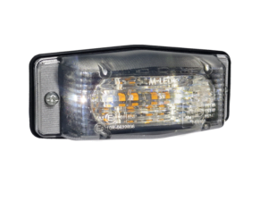 M-LED dubbelbrander HELDER - FULL LED dubbelbrander met ORANJE - WIT licht die het ECE R148 en ECE R65 keurmerk draagt - dubbelbrander met LED flitser voor 12 en 24 volt gebruik -