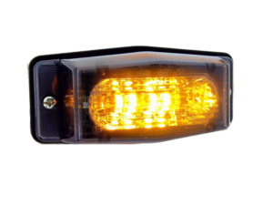 M-LED Doppelbrenner RAUCH – VOLLSTÄNDIG LED Doppelbrenner mit ORANGE-WEIßEM Licht, das die Gütezeichen ECE R148 und ECE R65 trägt – Doppelbrenner mit LED-Blitz für 12- und 24-Volt-Nutzung –