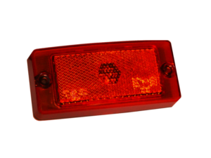 M-LED classic Begrenzungsleuchte ROT – VOLLSTÄNDIGE LED-Blockleuchte für beispielsweise einen Lichtbalken oder Seitenschweller für PKW, Transporter, LKW und mehr – mit ECE R148- und ECE R150-Gütezeichen – Begrenzungsleuchte für 12- und 24-Volt-Betrieb – ersetzt Hella 2TM 004 361-021 - M-LED ZM367