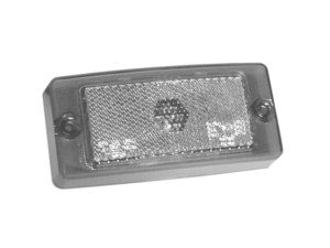M-LED classic marker lamp WHITE - FULL LED block lamp for, for example, a light bar, side skirt or marker lamp for car, van, truck and more - with ECE R148 and ECE R150 quality mark - marker lamp for 12 and 24 volt use - replaces Hella 2PG 004 361-011 and 2PG 002 727-021 - M-LED ZM369