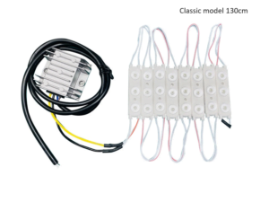 LED strip for CLASSIC / OLD SCOOL model light box with a length of 130cm - suitable for a RETRO DESIGN NEDKING light box - works on 12 and 24 volts - supplied with POWERUNIT - EAN: 6438203003162