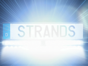 Strands NUUK E-LINE Kennzeichenhalter mit integriertem DUO LED bar – funktioniert mit 12 und 24 Volt – geeignet für Auto, Wohnmobil, LKW, Traktor und mehr – EAN: 7323030191689