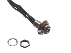 Mini LED spot ROOD 24V - 5 stuks - zwart- interieur lamp geschikt voor 24 volt gebruik - vrachtwagen / camper verlichting - inbouw spot voor sterrenhemel - cabine verlichting vrachtwagen
