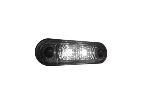 M-LED markeringslamp - helder wit - geschikt voor 12 en / of 24 volt gebruik - ZM397 - 2 LED punten
