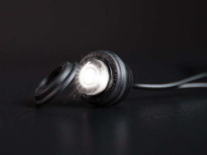 Freedom Black Raven position light - white - suitable for 12 and / or 24 volt use - Strands 800433 - smoke lens - EAN: 7323030192037