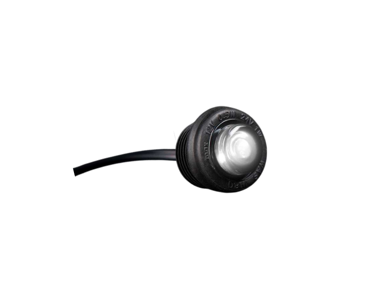 Freedom Black Raven positielicht - wit - geschikt voor 12 en / of 24 volt gebruik - Strands 800433 - smoke lens - EAN: 7323030192037