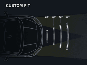 LED beam of Strands, suitable for car, truck, camper or other vehicles