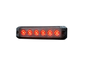 Dark Knight SM6 Positionsleuchte - rot - geeignet für 12 und / oder 24 Volt Betrieb - Strands 809513 - 6 LED Punkte - EAN: 7323030193164