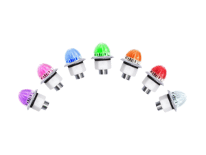 Nedking mini melon light paars - 350219 - helder glas - diameter 38 mm - 12 & 24 volt - IP67