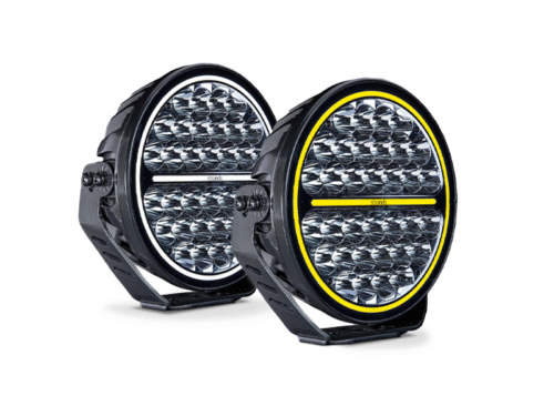 Siberia XP Driving Light 9 inch verstraler - tweekleurig standlicht - geschikt voor 12 en / of 24 volt gebruik - Strands 270992 - 34 LED punten - EAN: 7323030193324