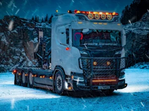 Vrachtwagen met Siberia UDX - 22inch