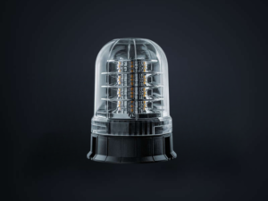 Big Energy rotating beacon XL CLEAR - ECE R65 approval - 12&24 volt - 24 LED's - Strands 850971