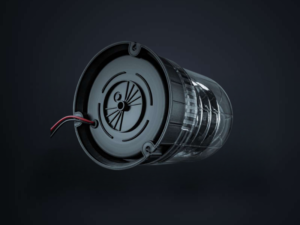 Big Energy rotating beacon XL CLEAR - ECE R65 approval - 12&24 volt - 24 LED's - Strands 850971