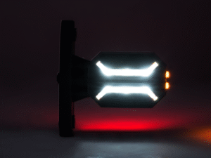 DRAGON side lamp - orange, red and white LED light - HOR134