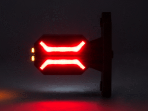 DRAGON side lamp - orange, red and white LED light - HOR134