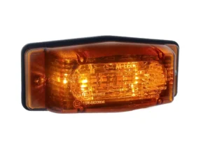 M-LED dubbelbrander classic - ZM392 - old school look - E9 keurmerk - oranje lens - geschikt voor 12 en 24 volt - LED markering