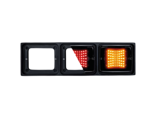 Strands IZE LED frame 3 holes - 800638 - ABS plastic