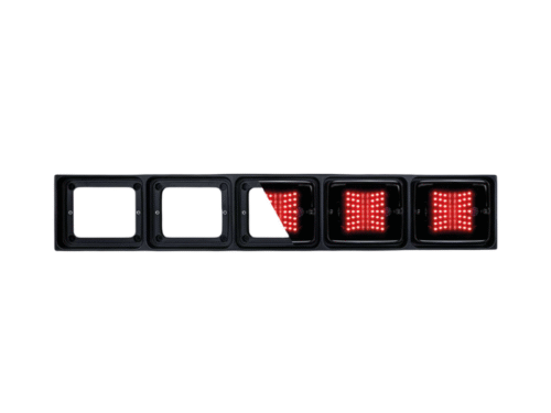 Strands IZE LED frame 5 holes - 800640 - ABS plastic